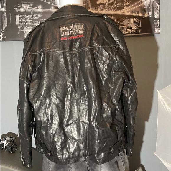 Vintage FUBU Leather Jacket - Picture 4 of 14